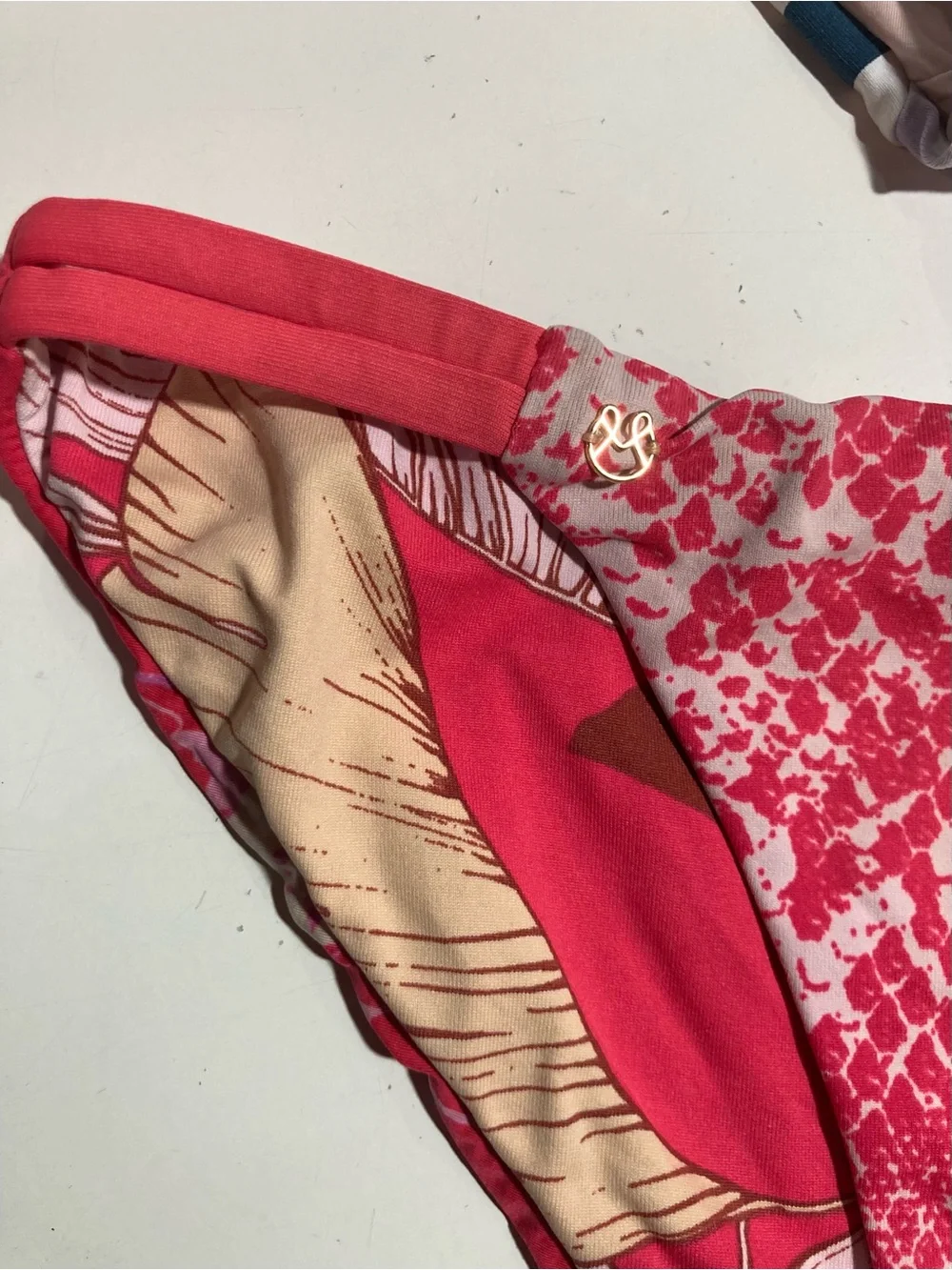 Maaji Mix & Match Reversible Bikini 1 Top 2 Bottoms Size Medium